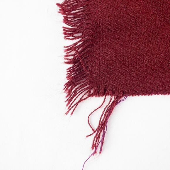 Beau Brummell Vintage Red Knit Scarf Unisex Mens Womens One Size - Picture 6 of 11